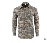 Male Military Hiking Breathable Shirt