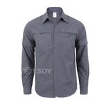 Male Military Hiking Breathable Shirt
