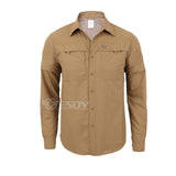 Male Military Hiking Breathable Shirt