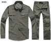 Quick-dry shirt&pants suit male