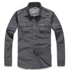 Quick-dry shirt&pants suit male