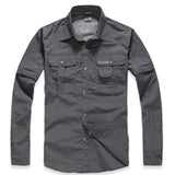 Quick-dry shirt&pants suit male