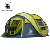 Large throw tent outdoor 3-4 persons automatic opening