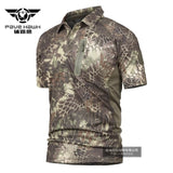 Tactical Camouflage T Shirt Male