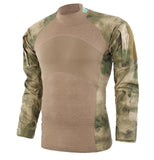 Male Military Tactical T-shirt Long Sleeve